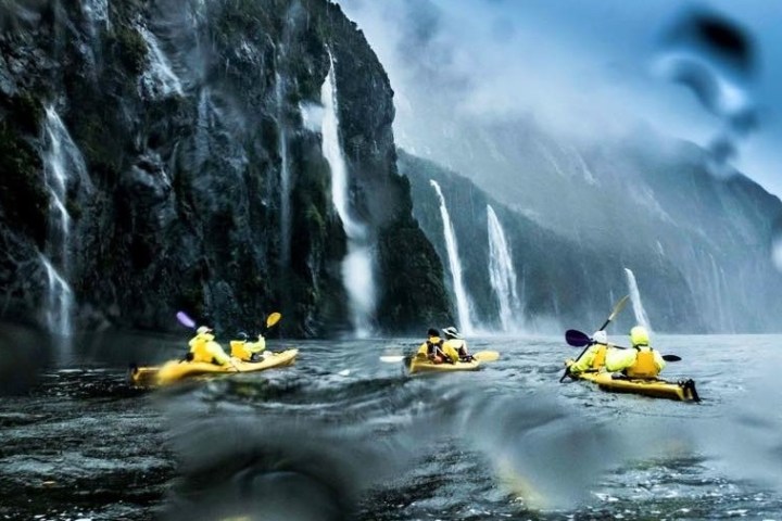 a small boat in a body of water